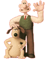 Wallace e Gromit para colorir
